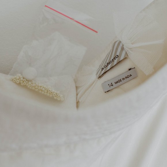 BHLDN, Bridal, Ivory, Skirt, Maxi, Ball Gown, Silk - Picture 5 of 10